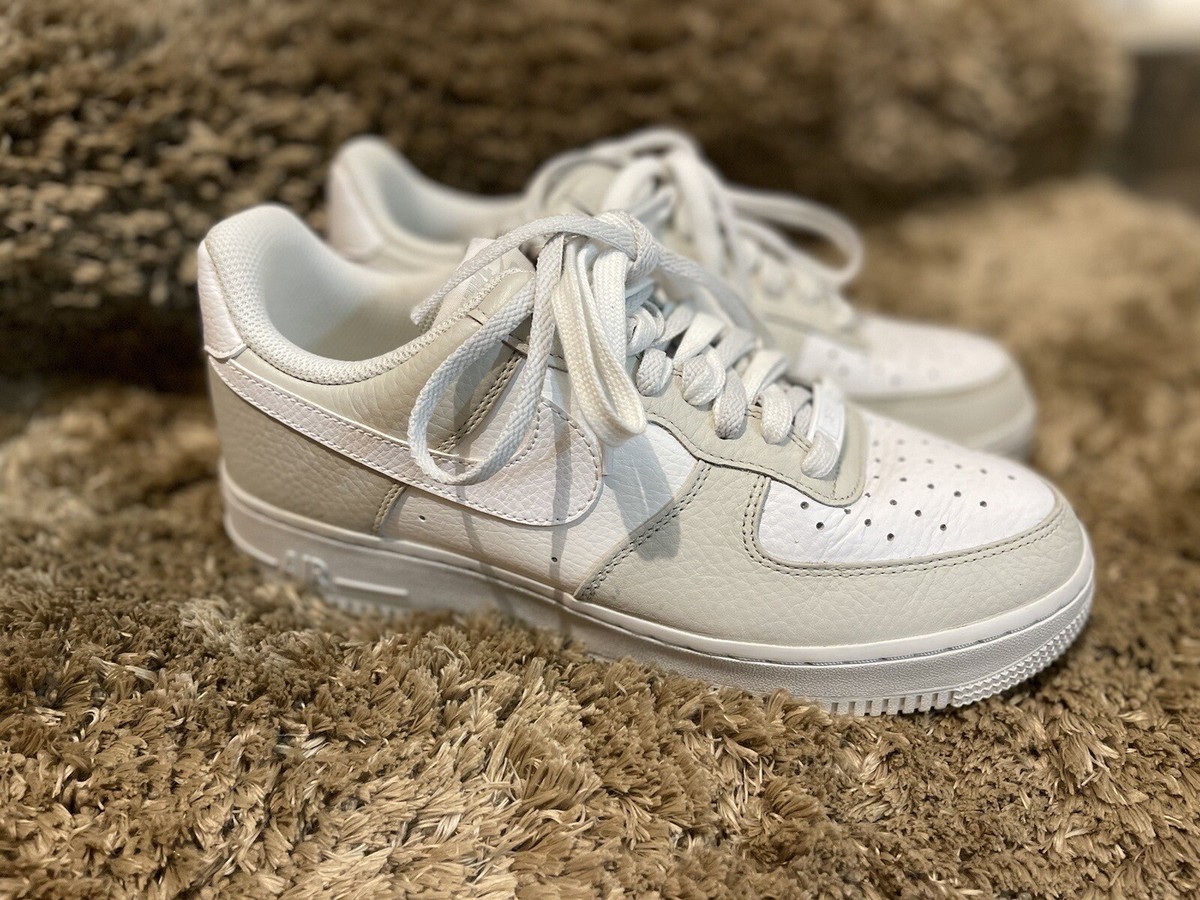 Nike Air Force Fur Tongue Double Laces Womens Size White 2020 KBC