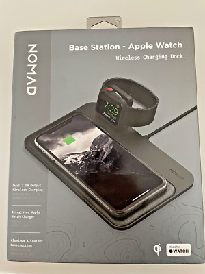 Nomad NM30011A00 Wireless Charging Base Station for Apple Watch & Smartphones