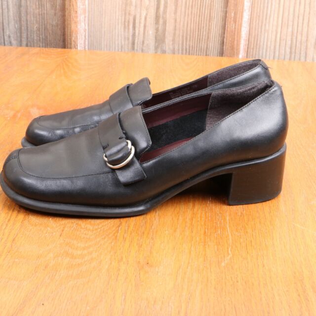 A2 By Aerosoles Short Heel Loafers Women's 8B Black | eBay