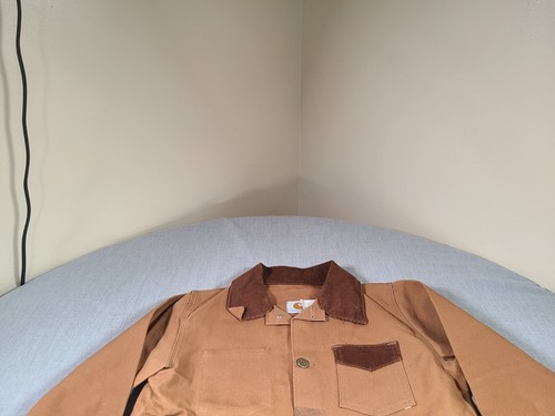 Vintage Carhartt Jacket Kids Sz 12 Brown Duck Canvas Classic 80s Union Made USA - Picture 3 of 19