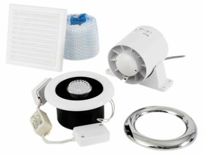 Xpelair All100t aw Airline Led Inline Shower Extractor Fan Timer Model Ebay