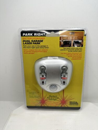 Park Right Battery Powered Dual Garage Parking Assist Sensor with 2 Lasers New - Afbeelding 1 van 2