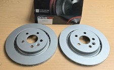 BRAKE DISCS X2 302mm REAR FITS VOLVO S60 S80 V60 V70 XC70 DRIVETEC DM4240C