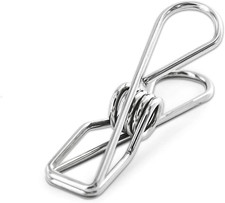 40 Pack Stainless Steel Small Clothes Pins Durable Clothes Pegs Multi-Purpose Me