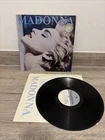 Madonna - True Blue Vinyl  LP Record With Lyrics Inner - 1986 With Hype Sticker