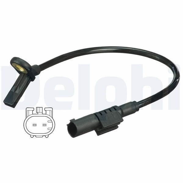 Delphi Sensor, Raddrehzahl Hinterachse, Links, Rechts FüR MERCEDES-BENZ-image
