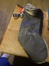 Boots and Barkley Pet Cat Christmas Plush Stocking  New With Tag