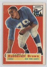 1956 Topps Rosey Brown #41 HOF ar7