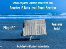 SpaceX Starship Historic Flight 10 Super Heavy Booster 16 Relic (Sm) Insul Panel