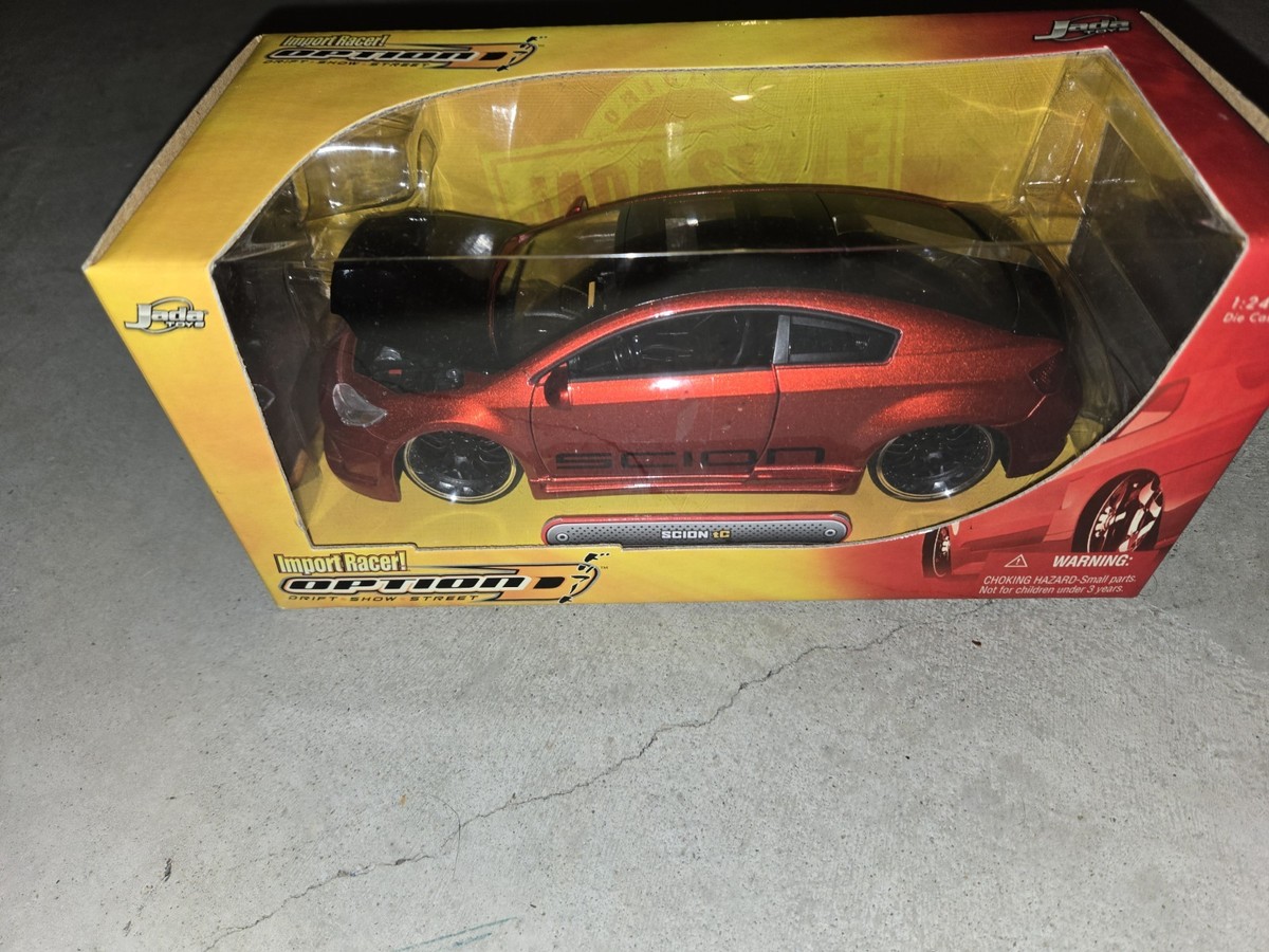 希少❗️jada 1/24 scion tc import racer Jada Toys IMPORT Racer Option D Scion TC Die-cast Car 1 24