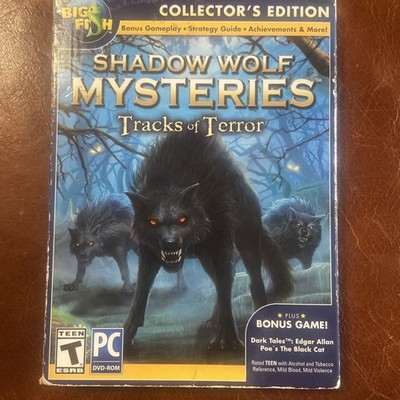 Shadow Wolf Mysteries TRACKS OF TERROR - PC Game  Horror Edgar Allan Poe NEW