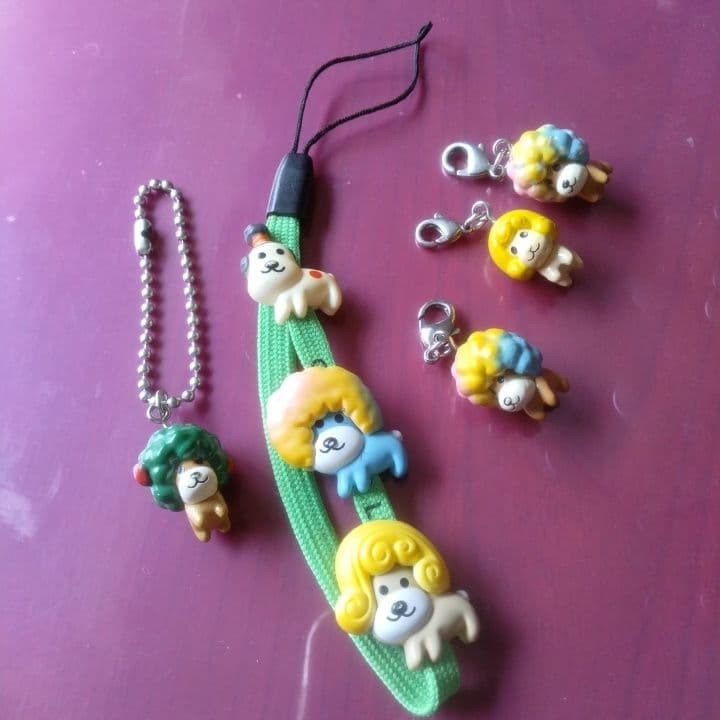 Afro Ken Strap Charm San-X Japan Heisei Retro Keychain Rare | eBay