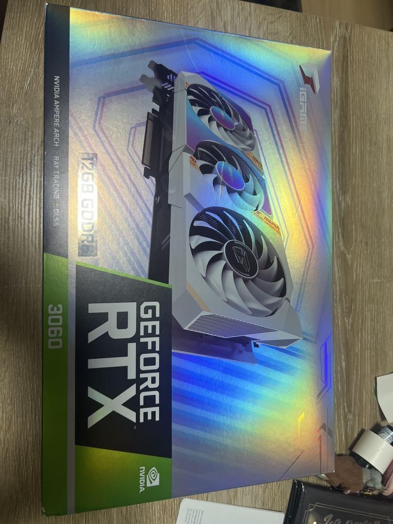 Geforce Rtx 3060 Ultra W Oc 12Gb Igame White Graphics Card