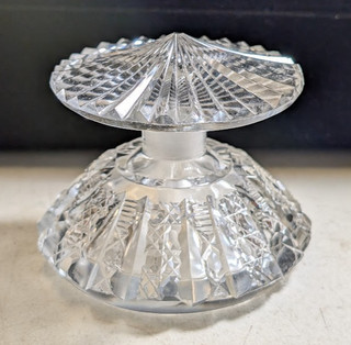 Vintage Edward Westlake Perfume Bottle Made in Czechoslovakia Empty BL