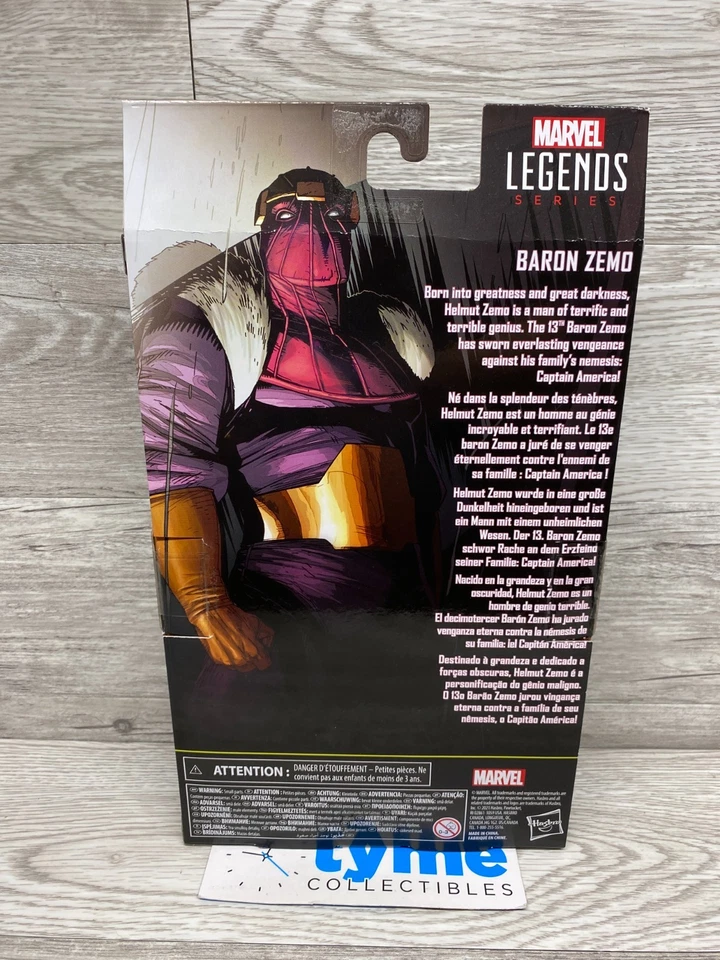 Marvel Legends Series Super Villanos - Figura Barón Zemo Exclusiva de Walgreens Nueva Foto 3 de 3