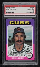 1975 Topps Bob Locker #434 PSA 8 2jq