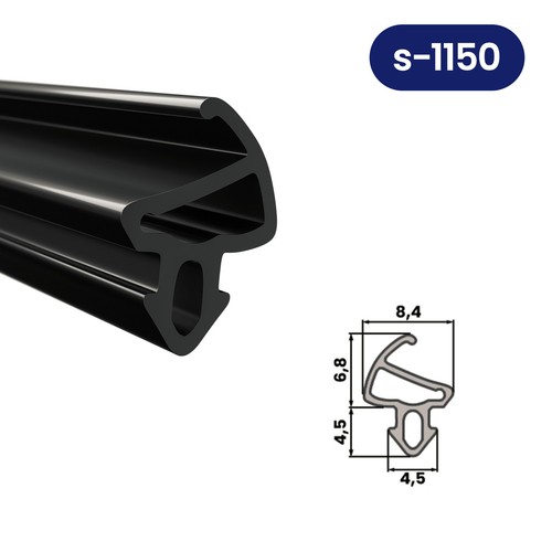 Fensterdichtung Gummidichtung 17 Type EPDM Fenster Dichtung Gummi Schwarz VEKA - Bild 17 von 26