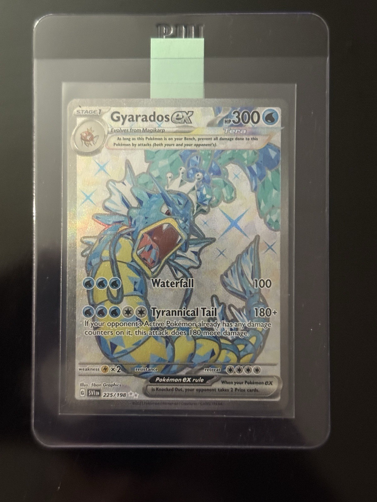 Pokémon TCG - Gyarados EX Holo Ultra Rare Scarlet & Violet 225/198 - Nm