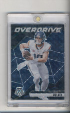 Bo Nix 2025 Panini Mosaic #8 Black Prizm Overdrive 1/1 Broncos SP