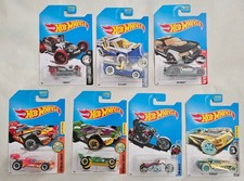 HOT WHEELS 2017 7 REGULAR TREASURE HUNT/CHASE LOT OF 7