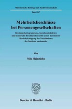 Mehrheitsbeschlüsse bei Personengesellschaft...