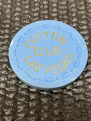 1953 VINTAGE CASINO CHIP $10 COTTON CLUB LAS VEGAS Poker Old memorabilia Coin