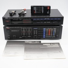 Yamaha Natural Sound Stereo Amplifier A-32 140W & AM/FM TUNER T-30 Japan TESTED!