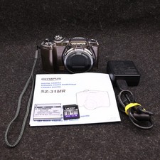 Olympus SZ-31MR 16MP Digital Compact Camera w/ Battery  Charger Tested  Workin