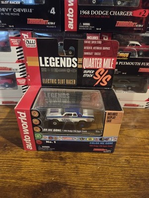 Auto World Color Me Gone 1964 Dodge 330 Super Stock Legends Slot Car RARE NEW 