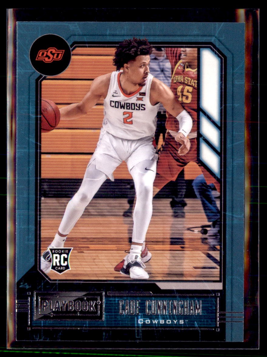 2021 Panini Chronicles Playbook Draft Picks Cade Cunningham Cowboys 318 Rookie 