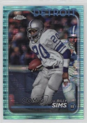 2024 Topps Chrome Aqua Sonar Refractor 99/199 Billy Sims #70 8d2