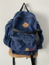 Vintage Outdoor Products Made In USA Navy Backpack Hiking Camping