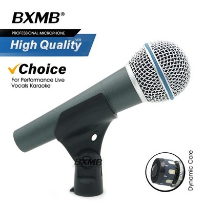 BXMB Wired Dynamic Vocal Microphones  with Clip, Pouch, in box