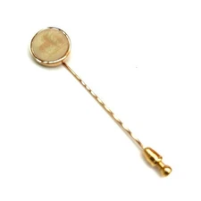 HERMES Colosse Pin Brooch Gold