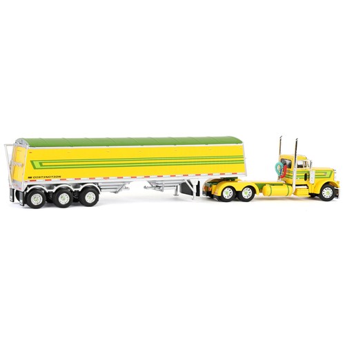 First Gear DCP 1/64 Peterbilt 379 cabina corta con remolque Lode King Grain 60-1969 - Imagen 2 de 5