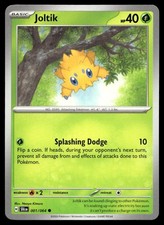 Carta Pokemon Joltik 1/64 favola avvolta comune 40 HP quasi nuova RP