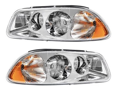 Headlight PAIR Replacement for Mack Vision Granite Pinnacle CX CXU CXN GU4 GU5