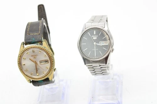 Fx2 Vintage Gents Seiko Automatic Wristwatches Inc 6119-3100 Etc, Not Working