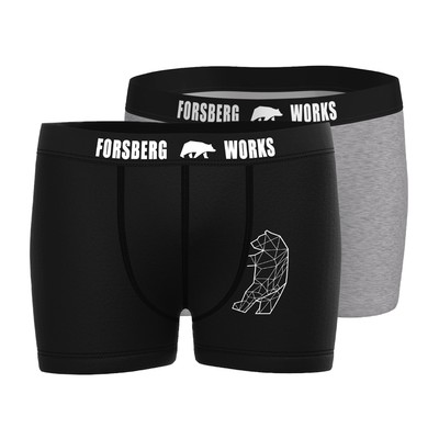 FORSBERG Boxershorts 2er Pack Curious Bear