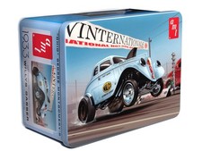 Amt 1513 125 1933 Willys Gasser Ohio George Model Kit Chrome Parts Tin Box