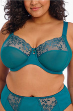 72 Elomi EL302505 Zarla Full Figure Underwire Bra, Size US 34K - UK 34H