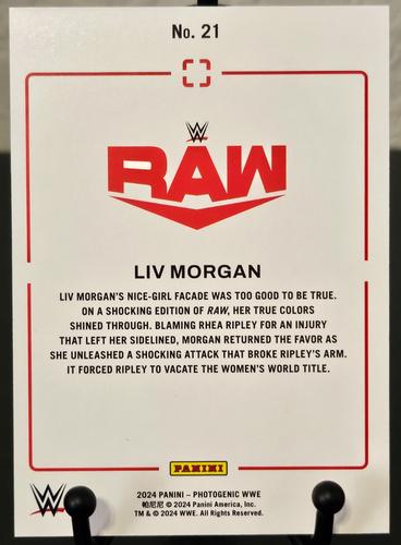 Liv Morgan 2024 Panini Photogenic WWE Base Set Card #21 - Bild 2 von 3