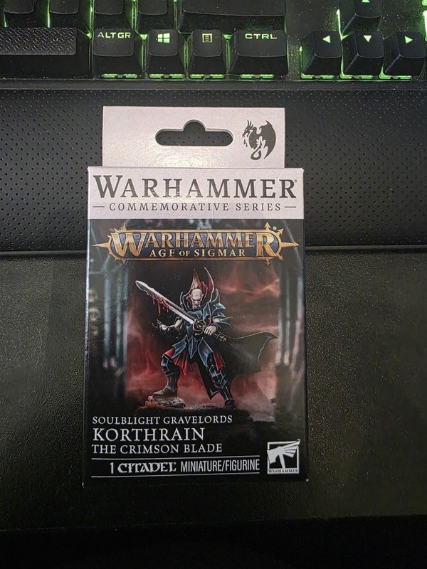 Warhammer Age of Sigmar Commemorative Series Korthrain The Crimson Blade NIB