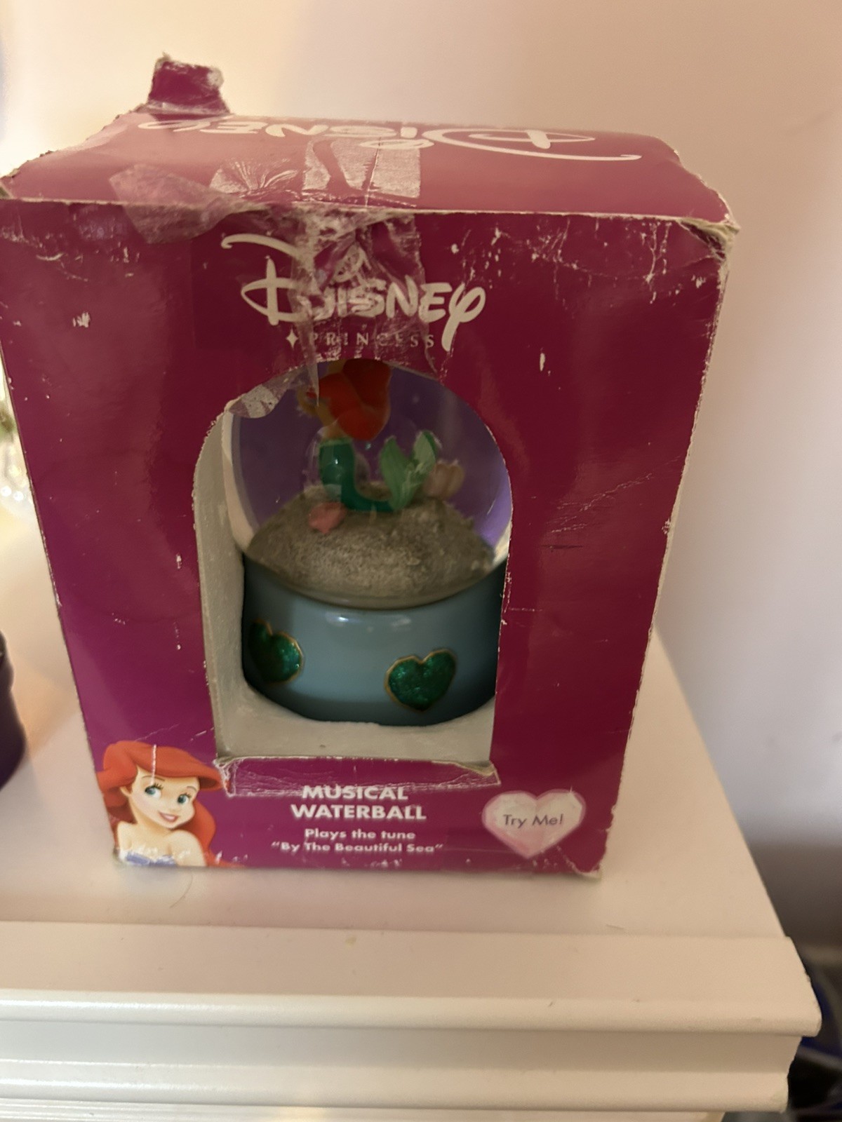 Disney DISNEY little mermaid music globe in box