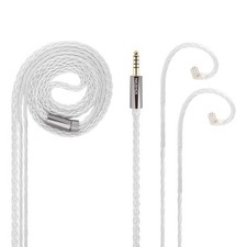 NICEHCK SnowLuna Earphone Upgrade Cable 4.4mm qdc 2-Pin 7N SPC OCC Japan Import