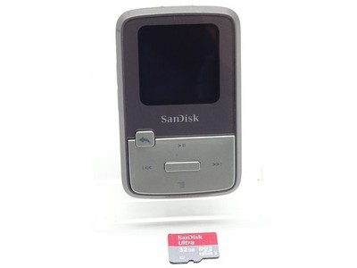 SanDisk Sansa Clip Zip mp3 player, 8GB + 32GB Speicherkarte -Vom Händler-