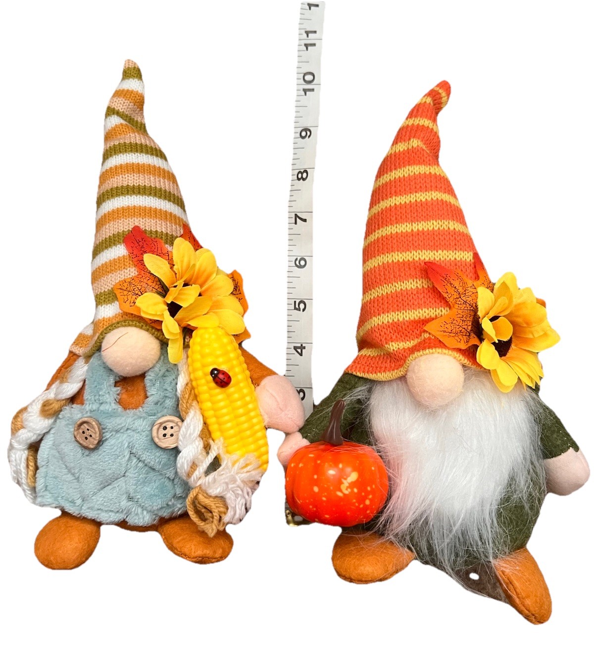 NIB Lot Of 2 Giftpeak Thanksgiving/Fall Gnomes 2pk