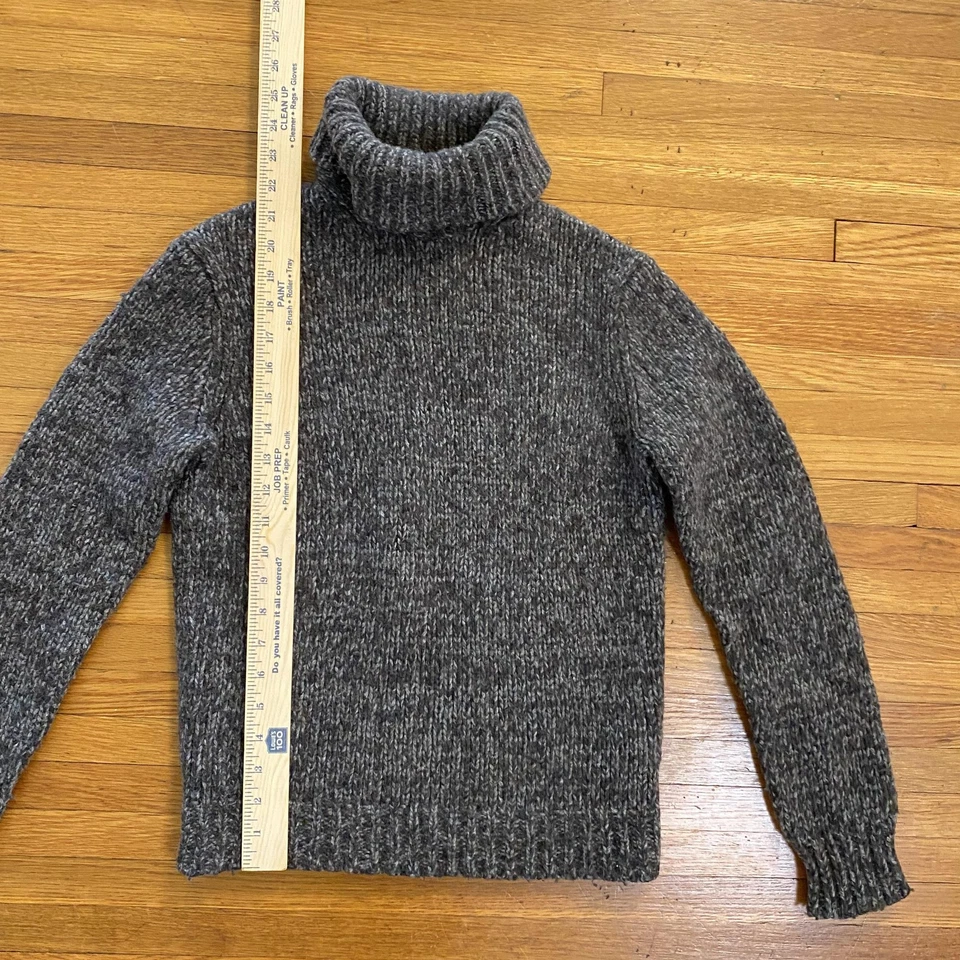 Suéter Michael Kors Mujer Pequeño Cuello Alto Lana Mezcla Cachemira Grueso Tejido Foto 4 de 4