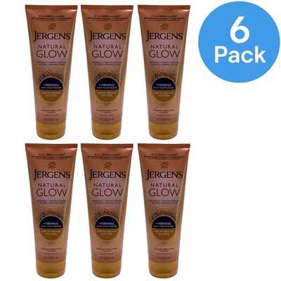 Jergens Natural Glow + Firming Daily Moisturizer - Fair to Medium - 6 Pack