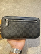 Louis Vuitton Men’s Kasai Clutch Damier Graphite Excellent Condition